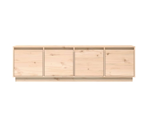 Mueble de TV de madera maciza de pino 156x37x45 cm