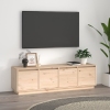 Mueble de TV de madera maciza de pino 156x37x45 cm