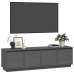 Mueble de TV madera maciza de pino gris 156x37x45 cm