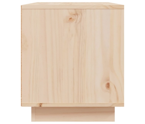 Mueble de TV de madera maciza de pino 80x35x40,5 cm