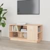 Mueble de TV de madera maciza de pino 80x35x40,5 cm