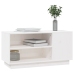 Mueble de TV madera maciza de pino blanco 80x35x40,5 cm