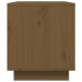 Mueble de TV madera maciza de pino marrón miel 80x35x40,5 cm