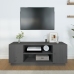 Mueble de TV madera maciza de pino gris 110x35x40,5 cm