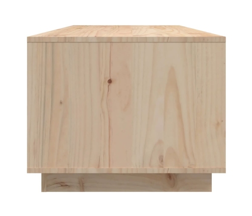 Mesa de centro de madera maciza de pino 110x50x40 cm