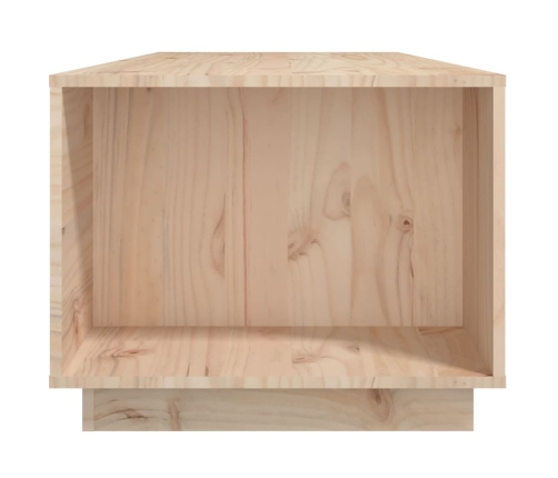 vidaXL Mesa de centro de madera maciza de pino 110x50x40 cm