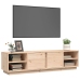 Mueble de TV de madera maciza de pino 156x40x40 cm