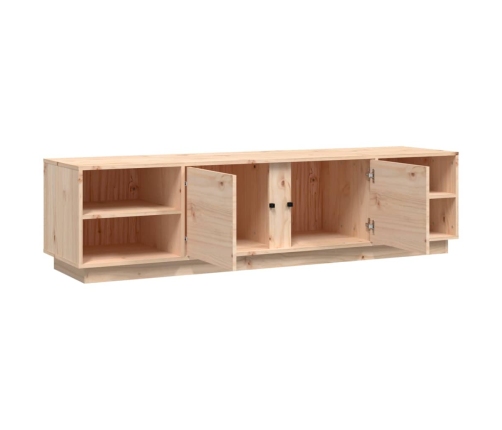 Mueble de TV de madera maciza de pino 156x40x40 cm