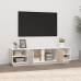 vidaXL Mueble de TV madera maciza de pino blanco 156x40x40 cm