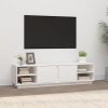 vidaXL Mueble de TV madera maciza de pino blanco 156x40x40 cm