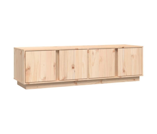 Mueble de TV de madera maciza de pino 140x40x40 cm