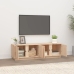 Mueble de TV de madera maciza de pino 140x40x40 cm