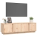 Mueble de TV de madera maciza de pino 140x40x40 cm