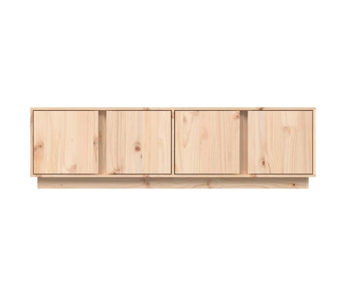 Mueble de TV de madera maciza de pino 140x40x40 cm