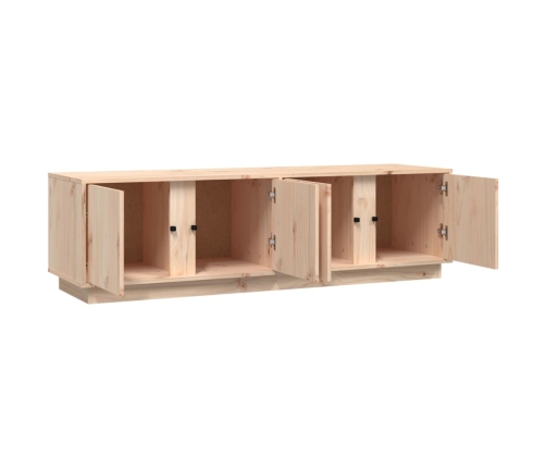 Mueble de TV de madera maciza de pino 140x40x40 cm