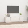 vidaXL Mueble de TV madera maciza de pino blanco 140x40x40 cm