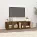 vidaXL Mueble de TV madera maciza de pino marrón miel 140x40x40 cm