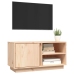 Mueble de TV de madera maciza de pino 80x35x40,5 cm