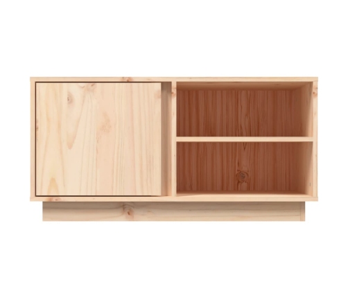 Mueble de TV de madera maciza de pino 80x35x40,5 cm