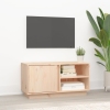 Mueble de TV de madera maciza de pino 80x35x40,5 cm