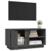 Mueble de TV madera maciza de pino gris 80x35x40,5 cm