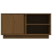 Mueble de TV madera maciza de pino marrón miel 80x35x40,5 cm