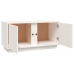 Mueble de TV madera maciza de pino blanco 80x35x40,5 cm