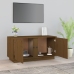 Mueble de TV madera maciza de pino marrón miel 80x35x40,5 cm