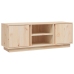 Mueble de TV de madera maciza de pino 110x35x40,5 cm