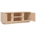 Mueble de TV de madera maciza de pino 110x35x40,5 cm