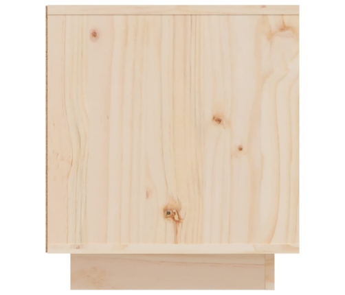 Mueble de TV de madera maciza de pino 110x35x40,5 cm