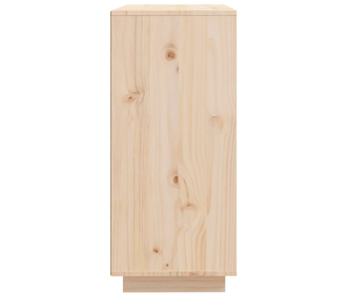 Aparador de madera maciza de pino 60x35x80 cm