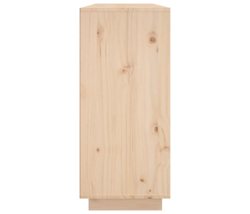 Aparador de madera maciza de pino 120x35x80 cm