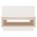 Mesa de centro madera maciza de pino blanco 80x55x40,5 cm