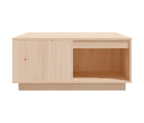 Mesa de centro madera maciza de pino 80x81x36,5 cm