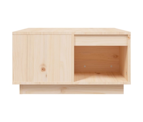 Mesa de centro madera maciza de pino 60x61x32,5 cm