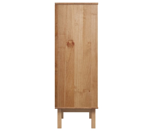 Aparador de madera maciza de pino 85x43x125 cm