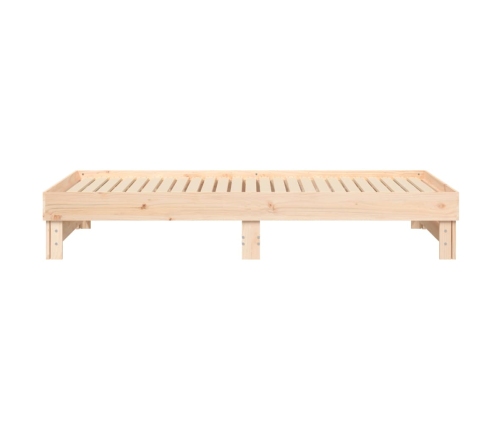 Sofá cama extraíble madera maciza de pino 2x(90x200) cm