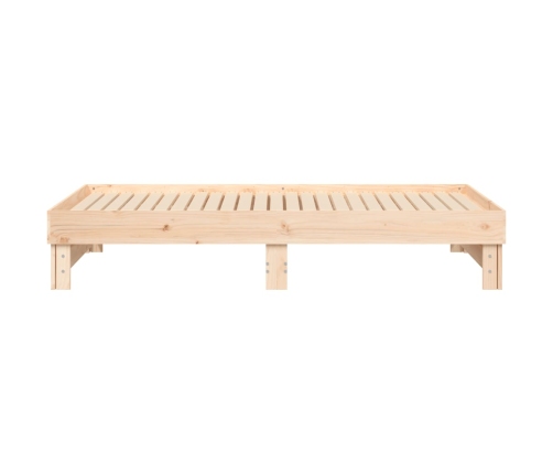 Sofá cama extraíble madera maciza de pino 2x(90x190) cm