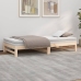 Sofá cama extraíble madera maciza de pino 2x(100x200) cm