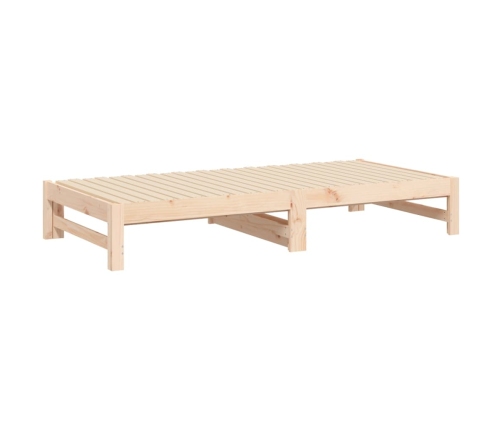 Sofá cama extraíble madera maciza de pino 2x(90x190) cm