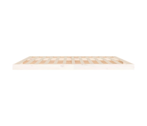 vidaXL Estructura de cama de madera maciza de pino blanco 200x200 cm