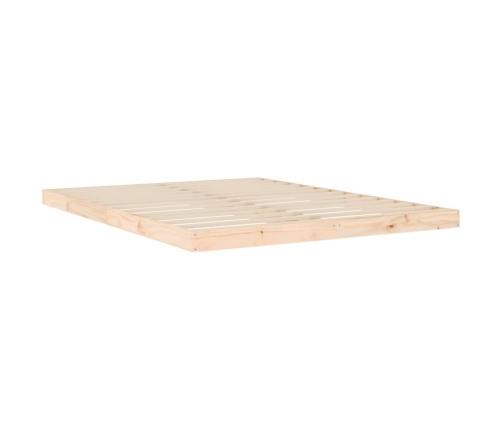 Estructura de cama madera maciza de pino 150x200 cm