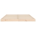 Estructura de cama sin colchón madera maciza de pino 140x190 cm
