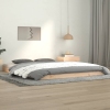 Estructura de cama sin colchón madera maciza de pino 140x190 cm