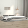 Estructura de cama sin colchón madera de pino blanca 140x190 cm