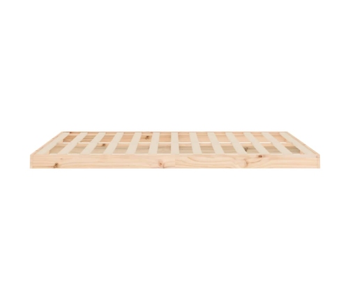 Estructura de cama madera maciza de pino 135x190 cm