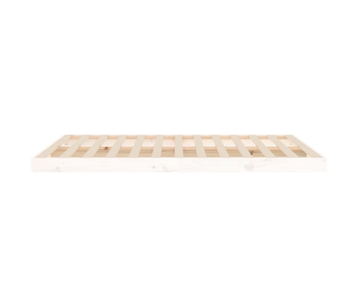 Estructura de cama sin colchón madera de pino blanco 135x190 cm