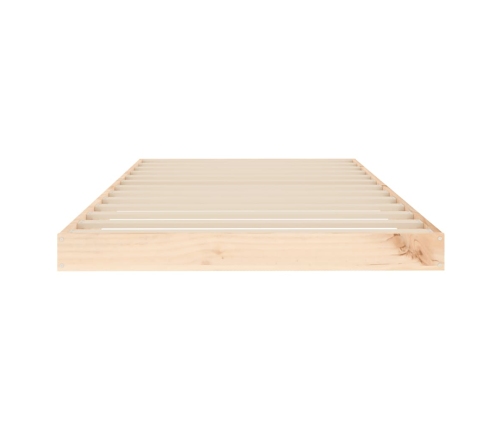 Estructura de cama madera maciza de pino 90x190 cm