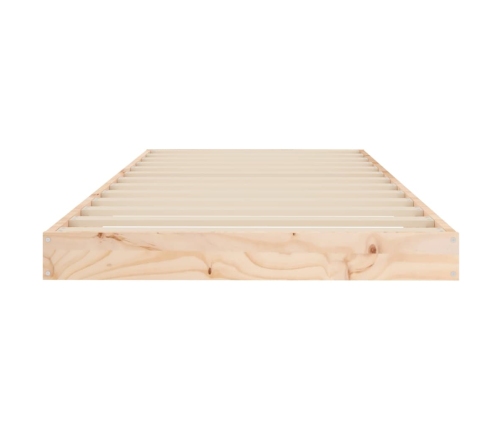 Estructura de cama madera maciza de pino 75x190 cm